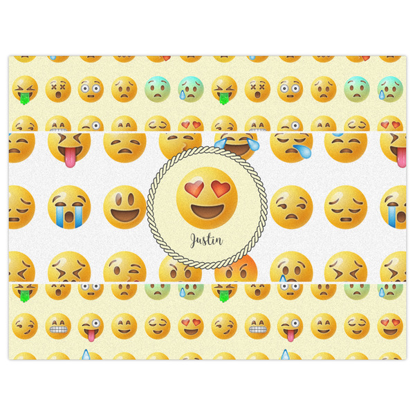 Emojis Indoor / Outdoor Rug - 6'x8' - Front Flat