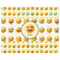 Emojis Indoor / Outdoor Rug - 8'x10' - Front Flat