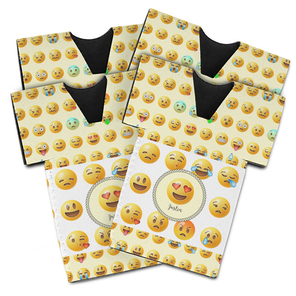 Emojis Jersey Bottle Cooler - Set of 4 - MAIN (flat)
