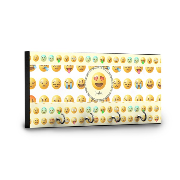 Emojis Key Hanger - Front View with Hooks