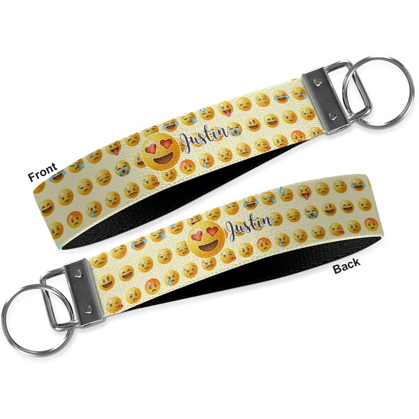 Emojis Key-chain - Metal and Nylon - Front and Back