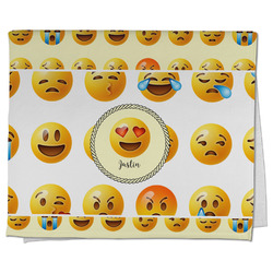 Emojis Kitchen Towel - Poly Cotton w/ Name or Text