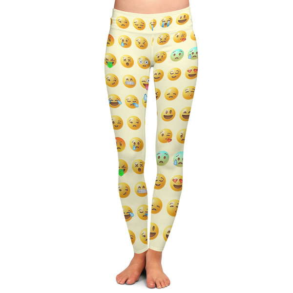 Custom Emojis Ladies Leggings - Large