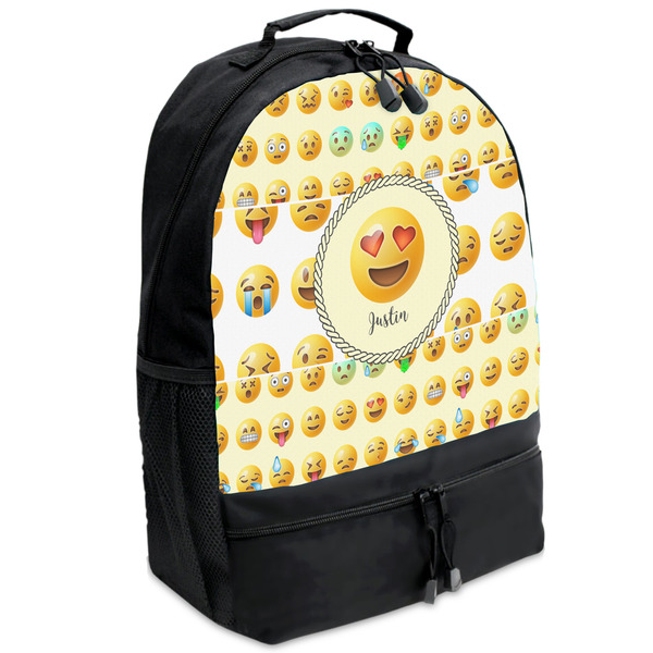 Custom Emojis Backpacks - Black (Personalized)