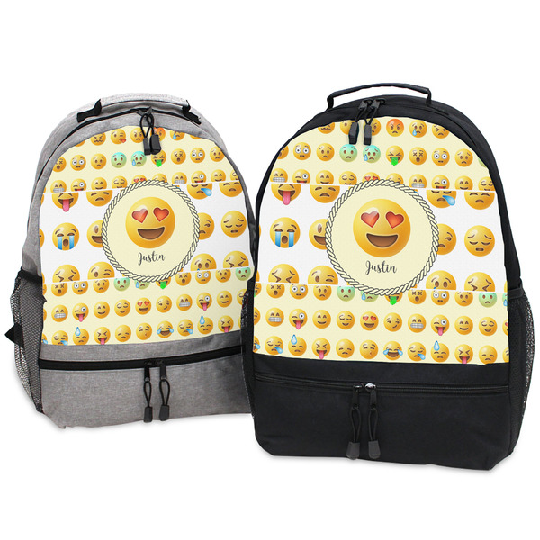 Emojis Large Backpacks - Both