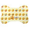 Emojis Bone Shaped Dog Food Mat (Personalized)