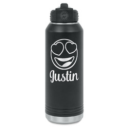 Emojis Water Bottles - Laser Engraved (Personalized)
