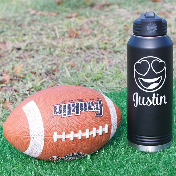 Emojis Laser Engraved Water Bottles - In Context