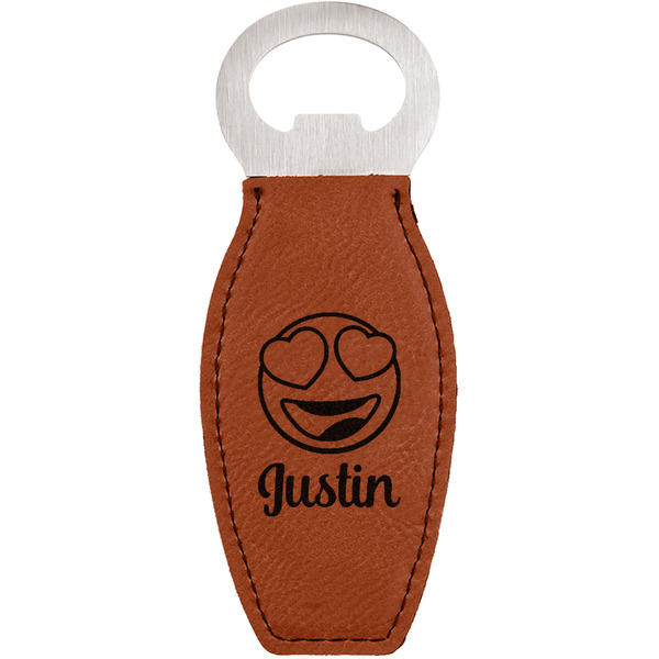 Custom Emojis Leatherette Bottle Opener (Personalized)