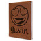 Emojis Leather Sketchbook - Large - Single Sided (Personalized)
