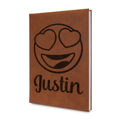 Emojis Leather Sketchbook - Small - Double Sided (Personalized)