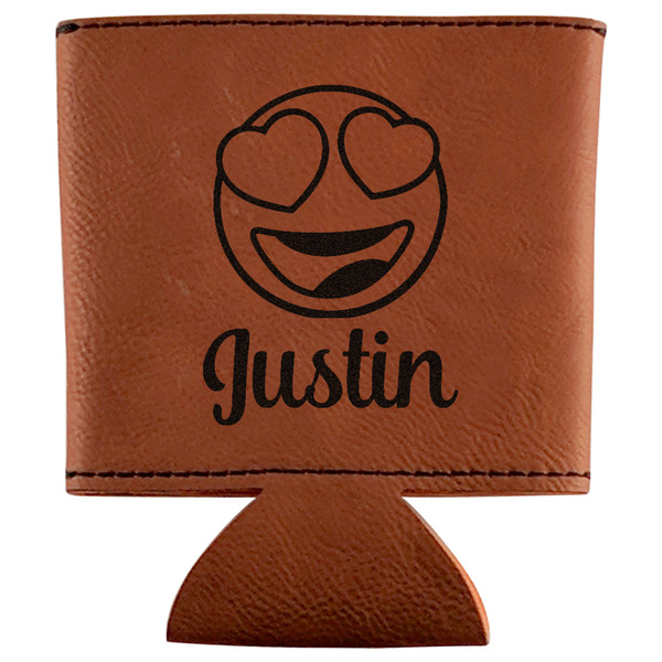 Custom Emojis Leatherette Can Sleeve (Personalized)