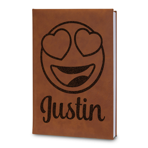 Custom Emojis Leatherette Journal - Large - Double Sided (Personalized)