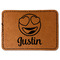 Emojis Faux Leather Iron On Patch - Rectangle (Personalized)