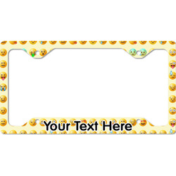 Emojis License Plate Frame - Style C (Personalized)