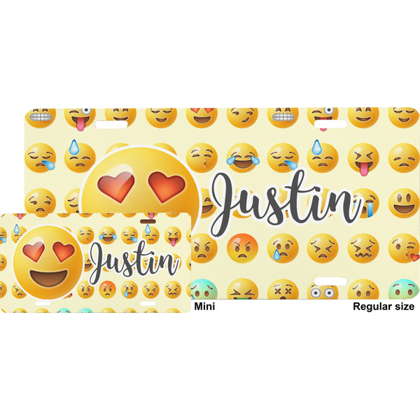Emojis License Plate (Sizes)