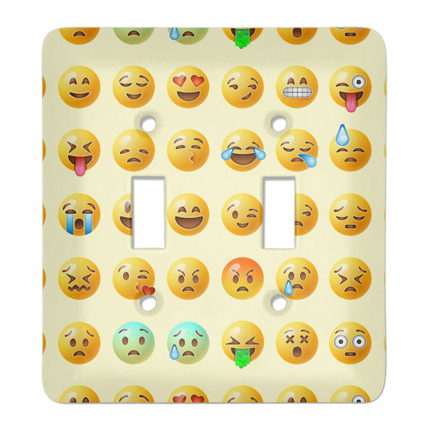 Custom Emojis Light Switch Cover (2 Toggle Plate)