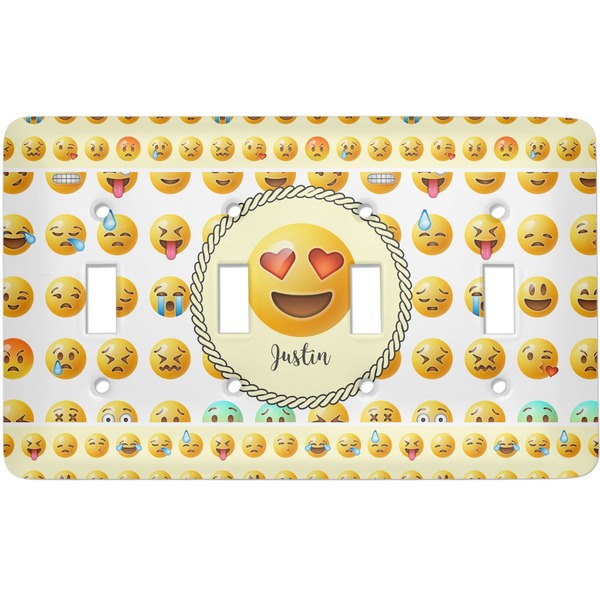 Custom Emojis Light Switch Cover (4 Toggle Plate)