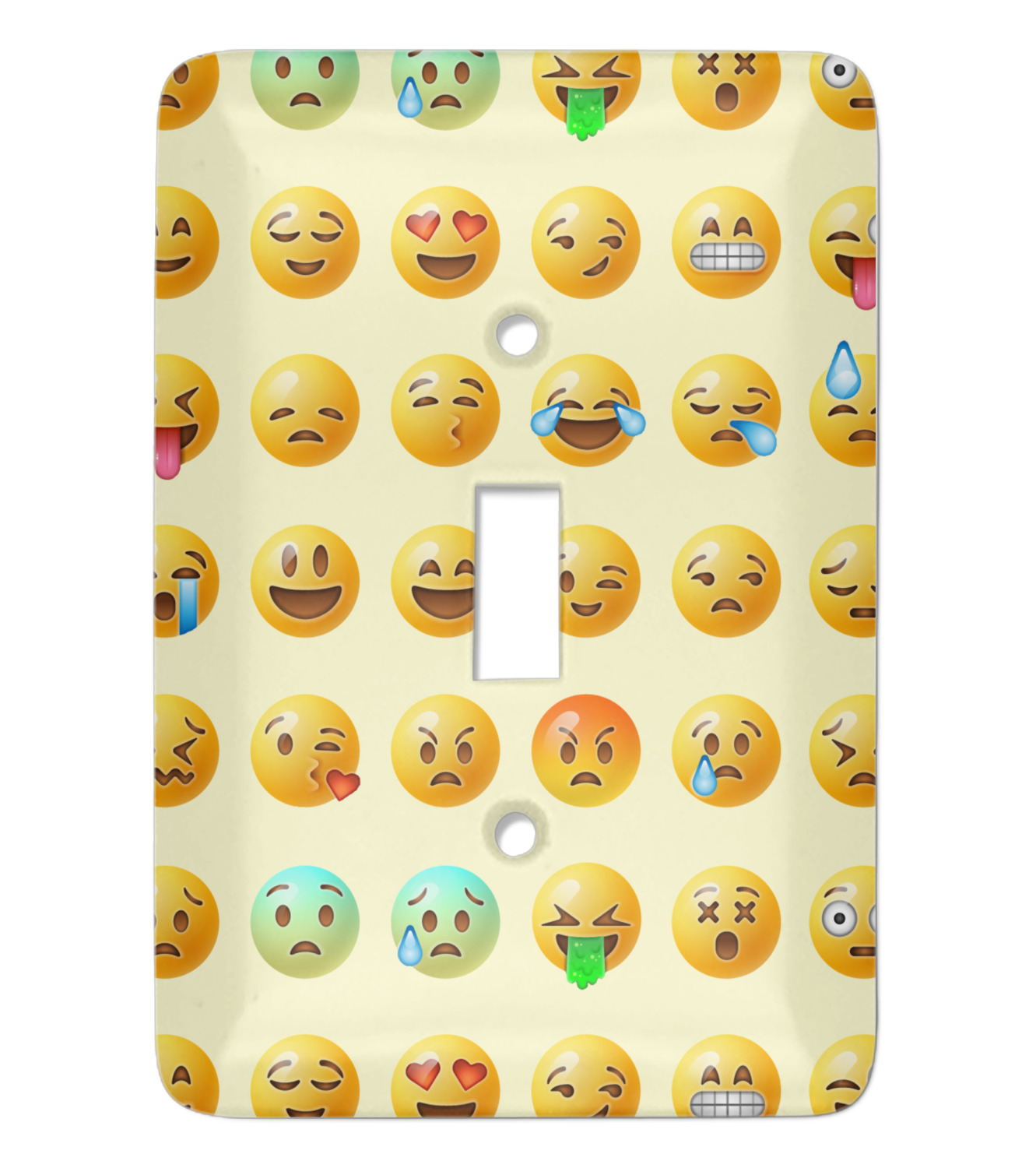 Emojis Light Switch Cover (Single Toggle) (Personalized) YouCustomizeIt