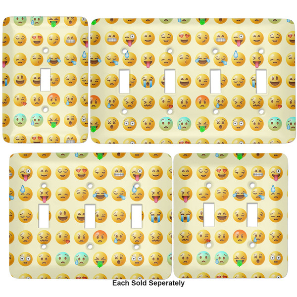 Emojis Light Switch Covers all sizes