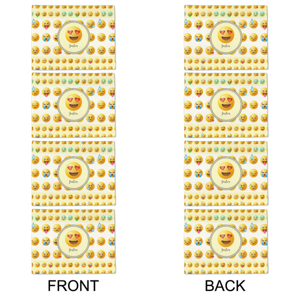 Emojis Linen Placemat - APPROVAL Set of 4 (double sided)