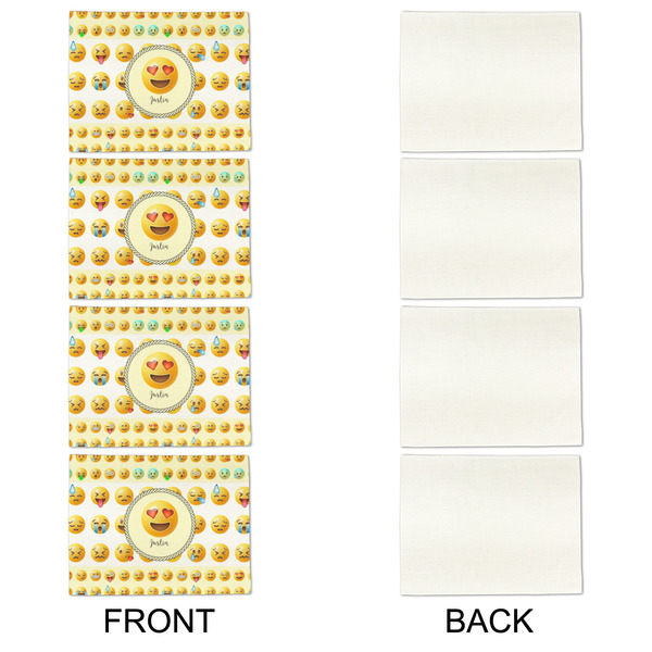 Emojis Linen Placemat - APPROVAL Set of 4 (single sided)
