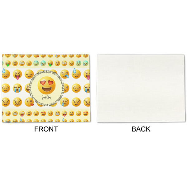Emojis Linen Placemat - APPROVAL Single (single sided)