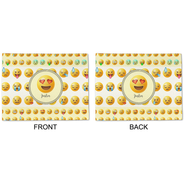Emojis Linen Placemat - APPROVAL (double sided)