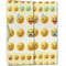 Emojis Linen Placemat - Folded Half (double sided)