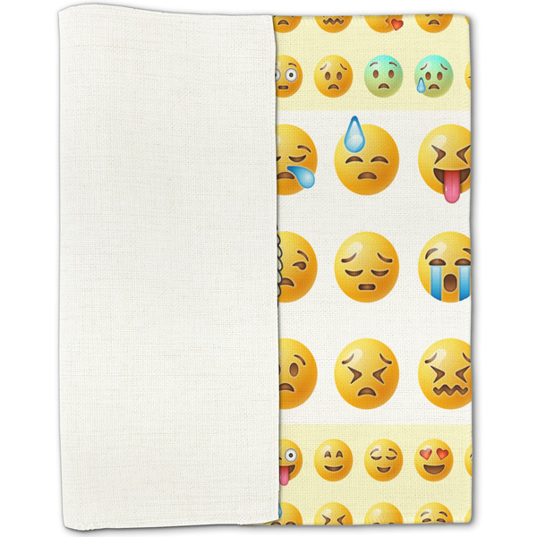 Emojis Linen Placemat - Folded Half