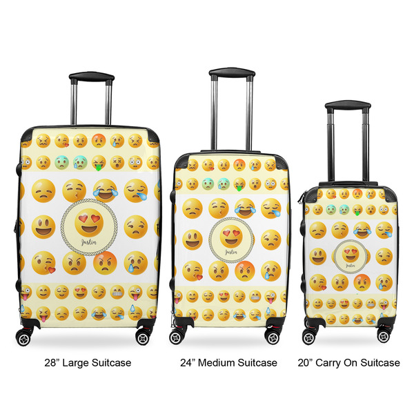 Emojis Luggage Bags all sizes - With Handle