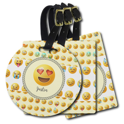 Emojis Plastic Luggage Tag (Personalized)