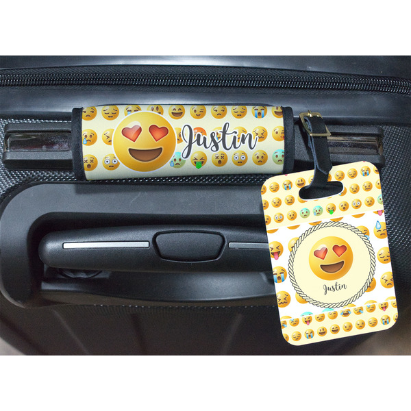 Emojis Luggage Wrap & Tag
