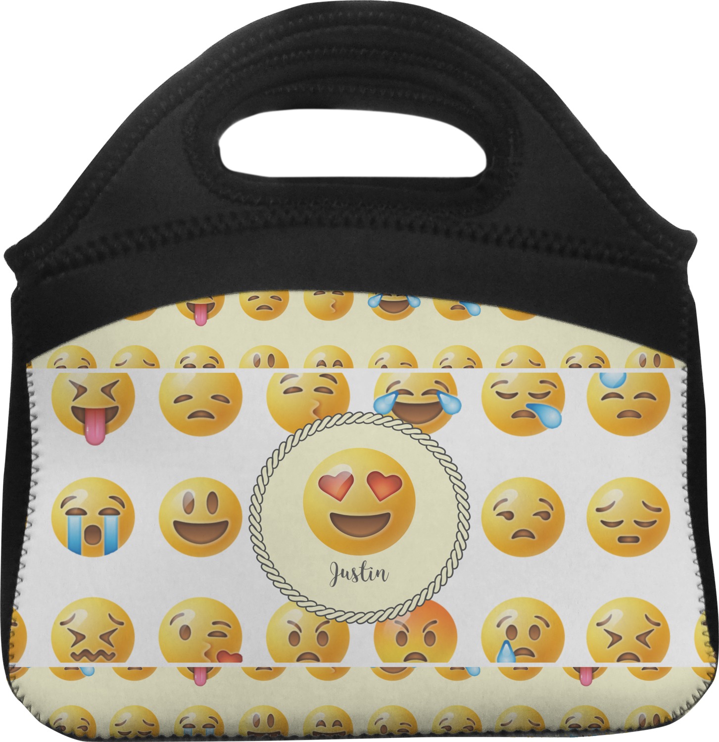 Emojis Lunch Tote (Personalized) YouCustomizeIt
