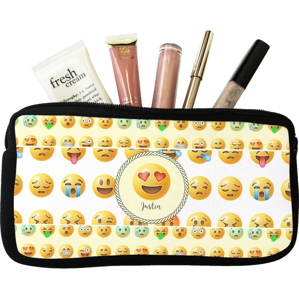 Custom Emojis Makeup / Cosmetic Bag - Small (Personalized)