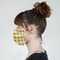 Emojis Mask - Side View on Girl