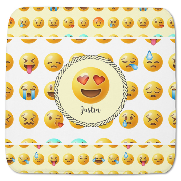 Custom Emojis Memory Foam Bath Mat - 48"x48" (Personalized)