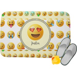 Emojis Memory Foam Bath Mat - 24"x17" (Personalized)