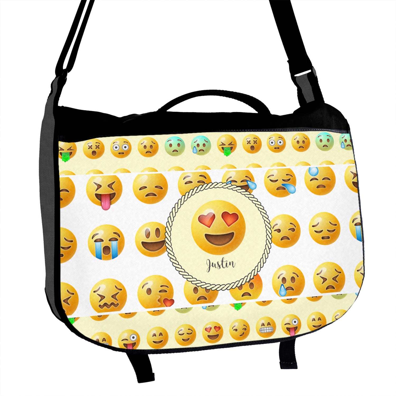 Emojis Messenger Bag (Personalized) YouCustomizeIt
