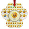 Emojis Metal Paw Ornament - Double Sided w/ Name or Text