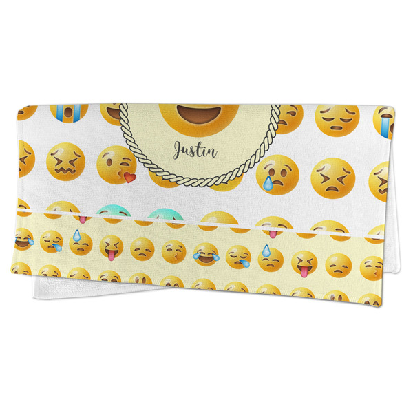 Emojis Microfiber Dish Rag - FOLDED (half)