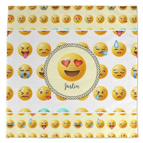 Custom Emojis Microfiber Dish Towel (Personalized)