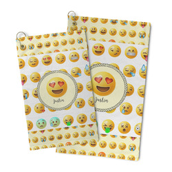 Emojis Microfiber Golf Towel (Personalized)