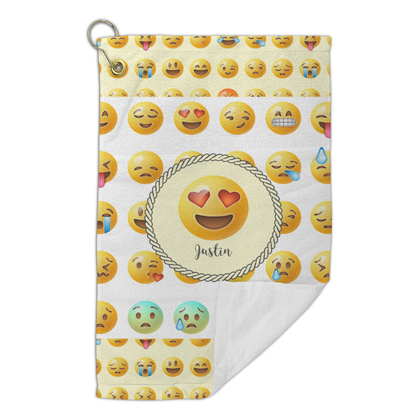 Emojis Microfiber Golf Towels Small - FRONT FOLDED