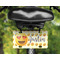 Emojis Mini License Plate on Bicycle
