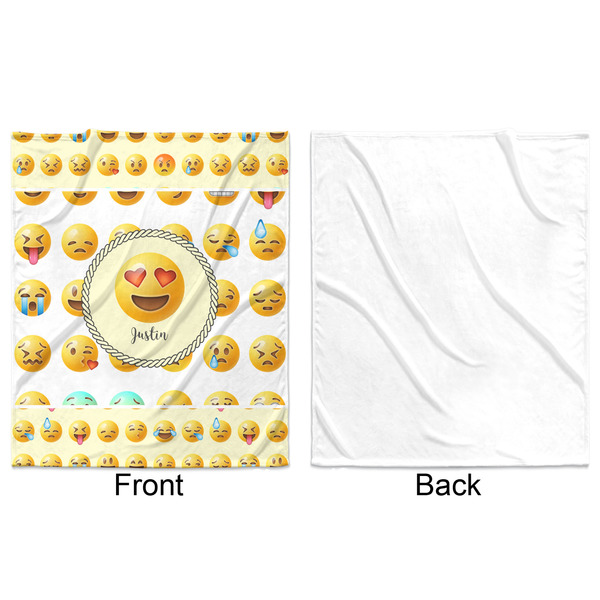 Emojis Minky Blanket - 50"x60" - Single Sided - Front & Back