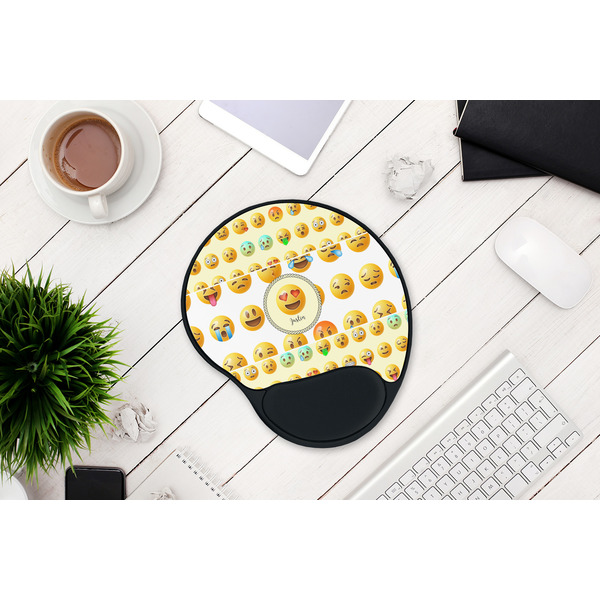 Emojis Mouse Pad with Wrist Rest - LIFESYTLE 1