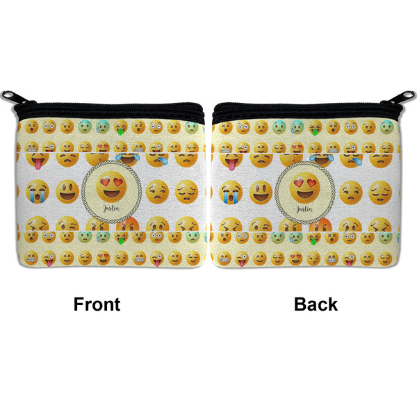 Emojis Neoprene Coin Purse - Front & Back (APPROVAL)