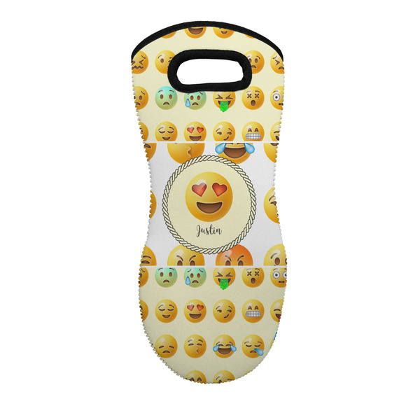 Custom Emojis Neoprene Oven Mitt w/ Name or Text