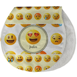 Emojis Burp Pad - Velour w/ Name or Text